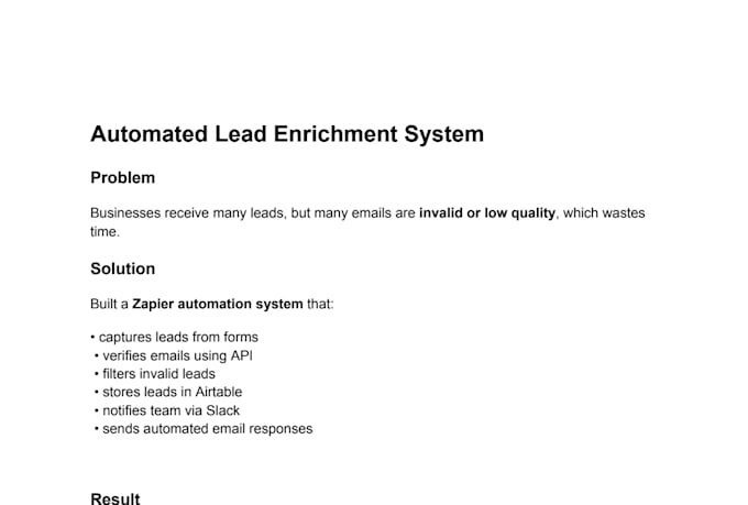 create zapier automation, API and CRM integrations